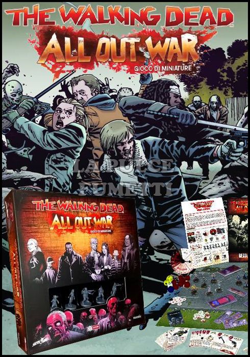 THE WALKING DEAD - ALL OUT WAR - GIOCO DI MINIATURE